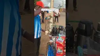 You Can find this Ivorian Street Breakfast on every street in C&ocirc;te d'Ivoire #cotedivoire #breakfast