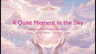 A Quiet Moment in the Sky ✨ Glowing Pink Magic Ambience | Calm &ldquo;Good Witch&rdquo; Fantasy Vibes