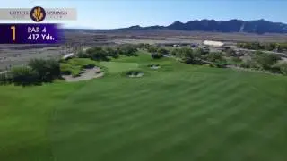 Coyote Springs Golf Club Flyover Hole 1