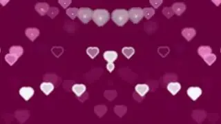 4K Explosion of Falling Hearts Vertical Mirror View Free Stock Footage Free Download Motion Loop