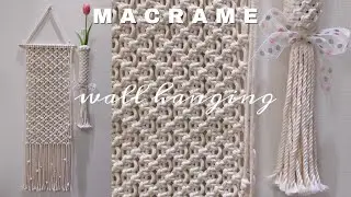 #DIY ·🌷Macrame wall hanging / 마크라메 월행잉