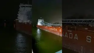 Self-unloader, Ship Bulk Carrier 💯🗯 #short