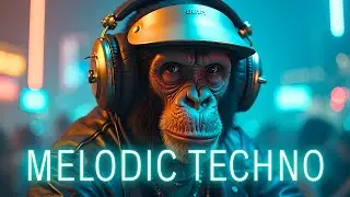 🎧 MELODIC TECHNO MIX 2025 | HYPNOTIC APE BEATS 🐵💫 ASTRAL TECHNO JOURNEY FOR FOCUS & FLOW