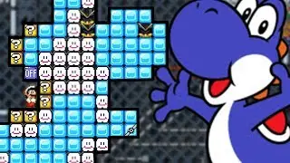 Super Mario Maker 2 🔧 Blue Yoshi Castle!