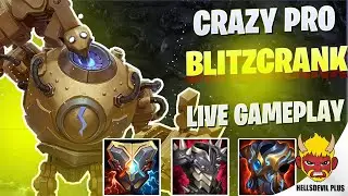 CRAZY PRO BLITZCRANK HOOKS! - Wild Rift HellsDevil Plus Gameplay
