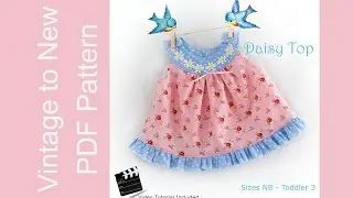Daisy Top - Circle Front and Back Yoke Top Pattern Tutorial