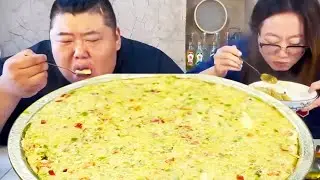 The ultimate egg cake! Egg custard with steamed eggplant!
