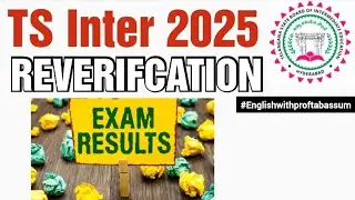 TS INTER REVERIFICATION 💯✅RESULTS 2025 #tsinter2025  #interrevaluation