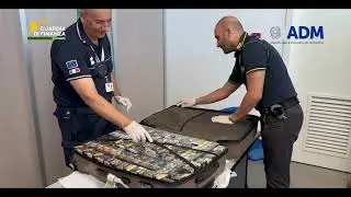 Maxi sequestro di sigarette di contrabbando all'Aeroporto di Palermo