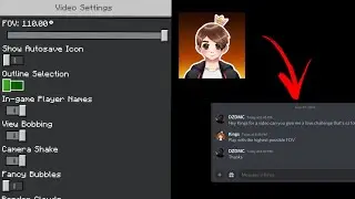 @NotKings Challenges Me to Play On The Highest FOV In Minecraft!