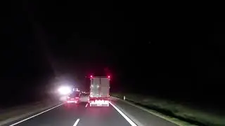 German landscape ,night drive