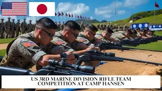 US 3rd Marine Division Rifle Team Competition At Camp Hansen