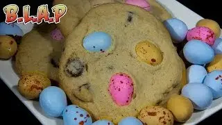 Cadbury Mini Egg Cookies Recipe - Easter egg chocolate chip cookies