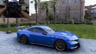 Ford Mustang GT 2024 - Forza Horizon 5 | Moza R5 Steering Wheel Gameplay