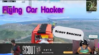 Scout Spectating a Pro Hacker on livestream | Scout shocked by his Flying Car , Aimbot Hack |