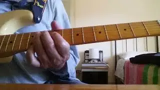 Steve Ray Vaughan  Cold Shot Guitar Cover