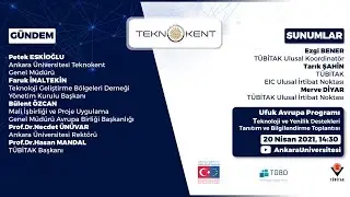 Ufuk Avrupa Programı Teknoloji Ve Yenilik Destekleri Tanıtım Ve Bilgilendirme Toplantısı
