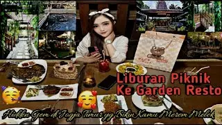 MAEN KE TEMPAT HIDDEN GEM LEMAH LEDOK GARDEN RESTO JOGJA YANG TENANG NYAMAN LEMBUT SYAHDU PESONANYA