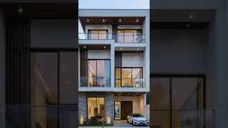 3-story modern house#home #3dhousedesign