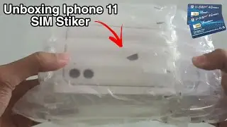UNBOXING IPHONE 11 SIM STICKER , HARGA LEBIH MURAH TAPI KONDISINYA ?