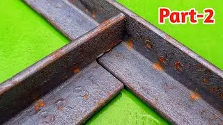 Making A Double Gate Frame //  Angle Iron Gate Frame Making  - PART-2