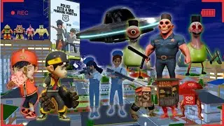 Yuta Mio Dan BoboiBoy Melawan SEMUA MONSTER ANOMALI Di Kota 🔥 | Sakura School Simulator
