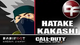 COD Black Ops 2 Emblem Tutorial  - Kakashi Hatake