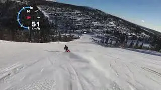 Hovdebacken 14 mars 2025 #utf&ouml;rs&aring;kning #skiing #gopro #mountains #vemdalsskalet