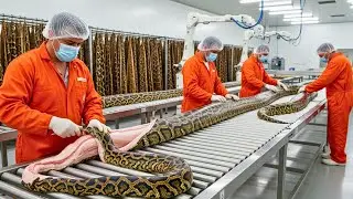 From Snake to Luxury Leather l Inside the Exotic Skin Factory