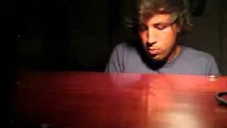 David Jacobson playing the piano late night summer 2008