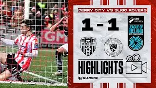 Derry City 1-1 Sligo Rovers - LOI Highlights - 14/10/2024