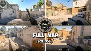 Dust 2 Full Map - Counter Strike 2 Beta Gameplay (CS:GO Source 2)
