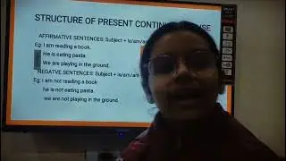 #present continuous tense 