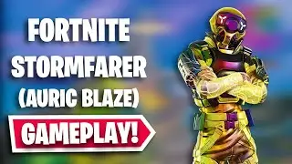 STORMFARER (AURIC BLAZE) Gameplay in Fortnite | Chapter 3 - Season 3 Battle Pass