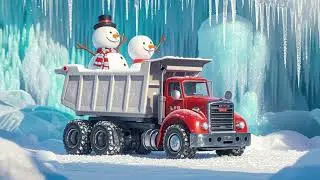 Elsa&rsquo;s Frosty Dump Truck 4 | Winter Adventure Kids Song ❄️🚛