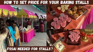 Clearing all your doubts regarding baking stalls|How to set up baking stalls|What items do you need?