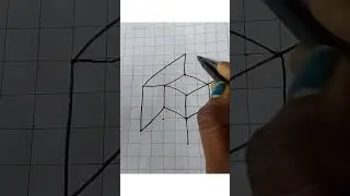 Multidimensional Square Optical Illusion#shorts #youtubeshorts #art #shortsviral