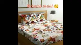winter bed sheet designs best collection & colour prints👌