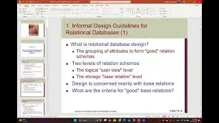 ch14: Basics of Functional Dependencies and Normalization for Relational Databases