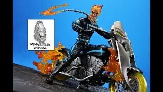 Marvel Legends Rider Series Ghost Rider Action Figure Review