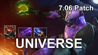 Universe Faceless Void | Mask of Madness into Shadow Blade | 7.06 Full Game