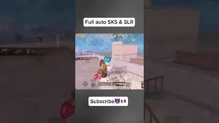 Full auto SKS & SLR😈🇲🇽 #pubgmobile #metroroyale