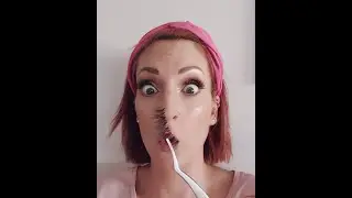 Applying false lashes