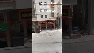 Ruwi, Muscat, Oman feels like 50&deg; #youtubeshorts #oman #ruwi #summer #summervibes