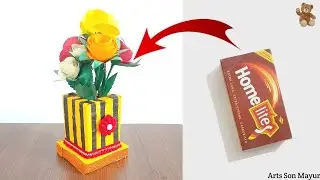 Matchbox Flower Pot | Best Out Of Waste Matchbox | Waste Matchbox Reuse | Best Out Of Waste