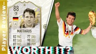CB OR CDM?! End Game Card Baby Icon (88) LOTHAR MATTHAUS Player Review! FIFA 22