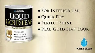 Cara Aplikasi Cat LIQUID GOLD LEAF