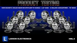 100W Magnetic Sealed Beam HIR Spotlight w/ Handle - 3.25