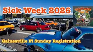 Sick Week 2026 Gainesville Fl. Registration and pit walk!