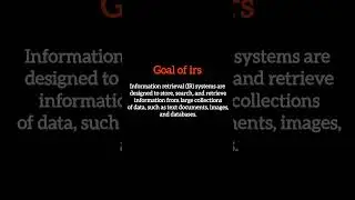 Information retrieval systems|3-1 subject introduction|btech|engineering#education #notes #easy